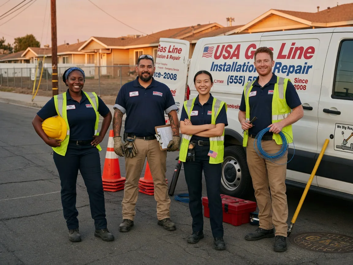 Gas Line Installation company in Iron Station, NC